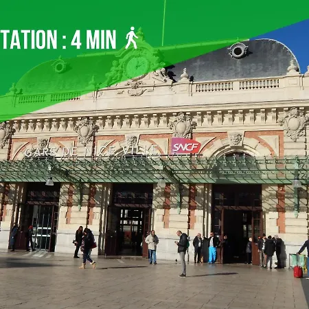 Apartment Hyper Centre - Air-conditioned - Quiet - Tramway - Equipped Kitchen - Wifi